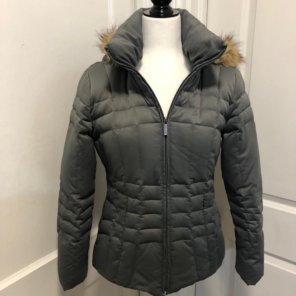 Calvin Klein Winter Down Grey Coat Size XS
